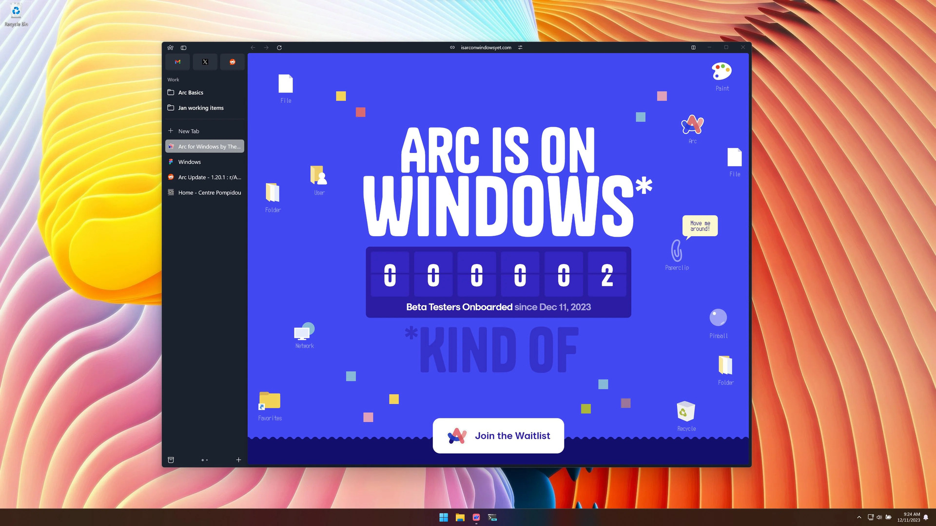 Arc Browser-ի թեստավորումն է սկսվել Windows-ի օգտատերերի համար